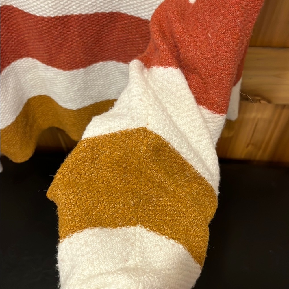 PINQUE Colorful Striped Crew Neck Sweater - Picture 7 of 11